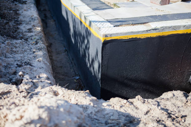 Professional Waterproofing technician working in Nottingham, PA